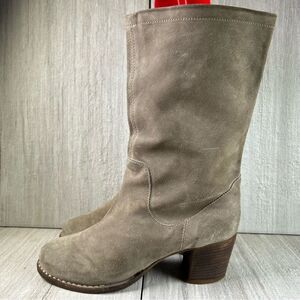 Fiorentini + Baker Brown Suede Leather Tall Heeled Boots Women’s Size 10 EUR 40